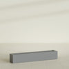 Salon Large Tall Rectangle Fiberglass Planter - 48 in x 8 in x 8 in - Metallic Gunmetal - Metallic Gunmetal,48 in x 8 in x 8 in