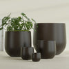 Westfield - 15in diam. x 14in - Matte Brown - Matte Brown,38 in diam. x 36 in H