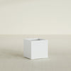 Montroy Medium Cube Square Fiberglass Planter - 20 in x 20 in x 20 in - Matte White - Matte White,20 in x 20 in x 20 in