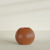 Globe Large Sphere Fiberglass Planter - 30 in x 30 in x 24 in - Matte Terracotta - Matte Terracotta,30 in x 30 in x 24 in