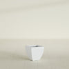 Lima Small Tapered Square Fiberglass Planter - 12 in x 12 in x 12 in - Gloss White - Gloss White,12 in x 12 in x 12 in