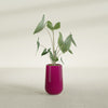 Tall Hayden Medium Round Fiberglass Planter - 18 in x 18 in x 29 in - Gloss Eggplant - Gloss Eggplant,18 in x 18 in x 29 in