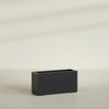 Hollywood Large Narrow Rectangle Fiberglass Planter - 36 in x 12 in x 24 in - Matte Black - Matte Black,36 in x 12 in x 24 in