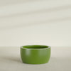 Casablanca Large Round Low Bowl Fiberglass Planter - 36 in x 36 in x 18 in - Satin Green - Satin Green,36 in x 36 in x 18 in