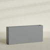 Delray Extra Large Long Rectangle Fiberglass Planter - 72 in x 12 in x 32 in - Metallic Gunmetal - Metallic Gunmetal,72 in x 12 in x 32 in
