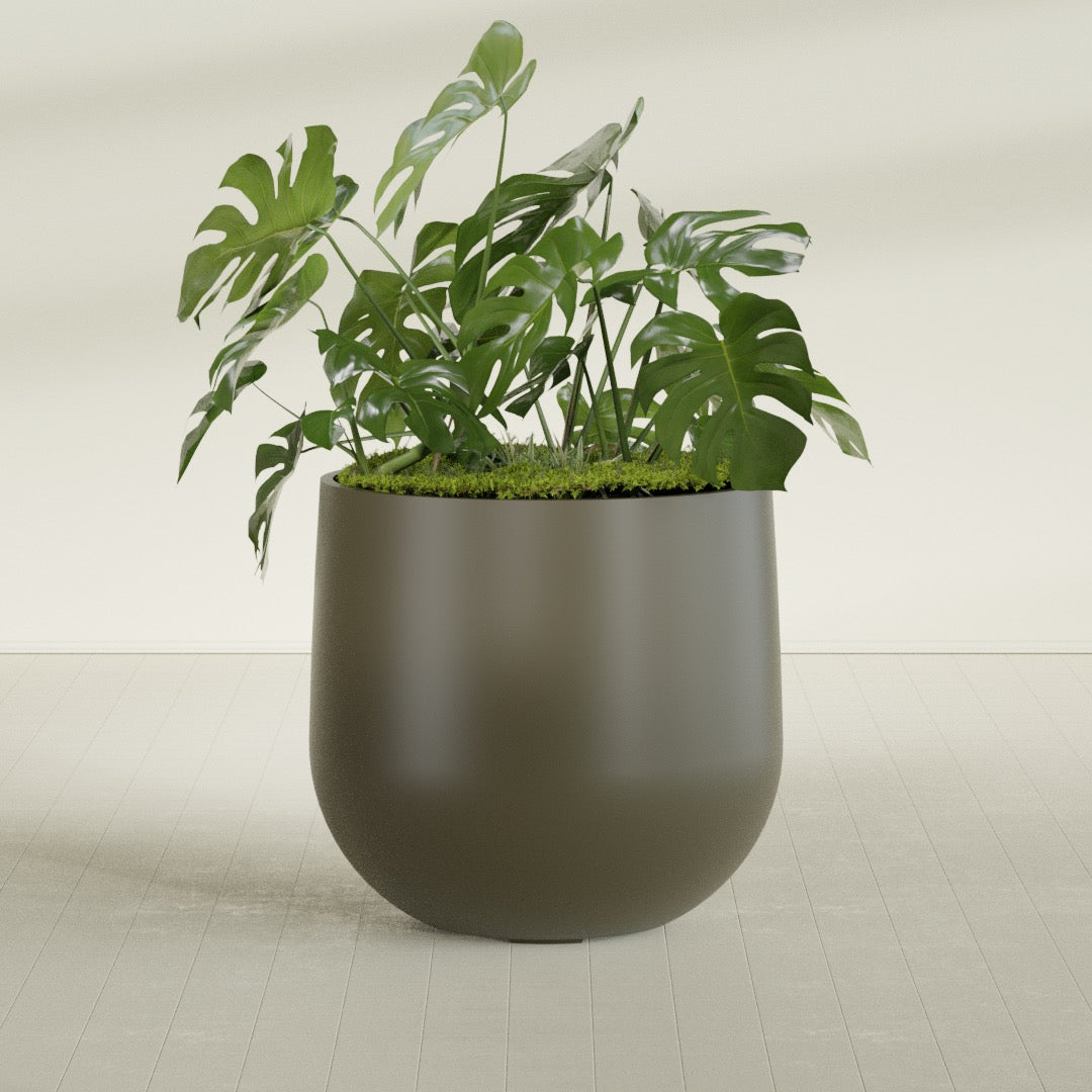 Westfield - 15in diam. x 14in - Matte Bronze - Matte Bronze,38 in diam. x 36 in H