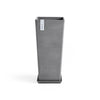 Rotterdam Medium Tall Square Planter - 12.6 in x 12.6 in x 27.5 in - Planter + Saucer - Grey - Grey,12.5 in x 12.5 in x 27.5 in,Planter + Saucer