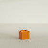 Montroy Small Cube Square Fiberglass Planter - 12 in x 12 in x 12 in - Gloss Tangerine - Gloss Tangerine,12 in x 12 in x 12 in