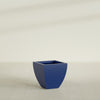 Lima Medium Tapered Square Fiberglass Planter - 20 in x 20 in x 20 in - Matte Cobalt Blue - Matte Cobalt Blue,20 in x 20 in x 20 in