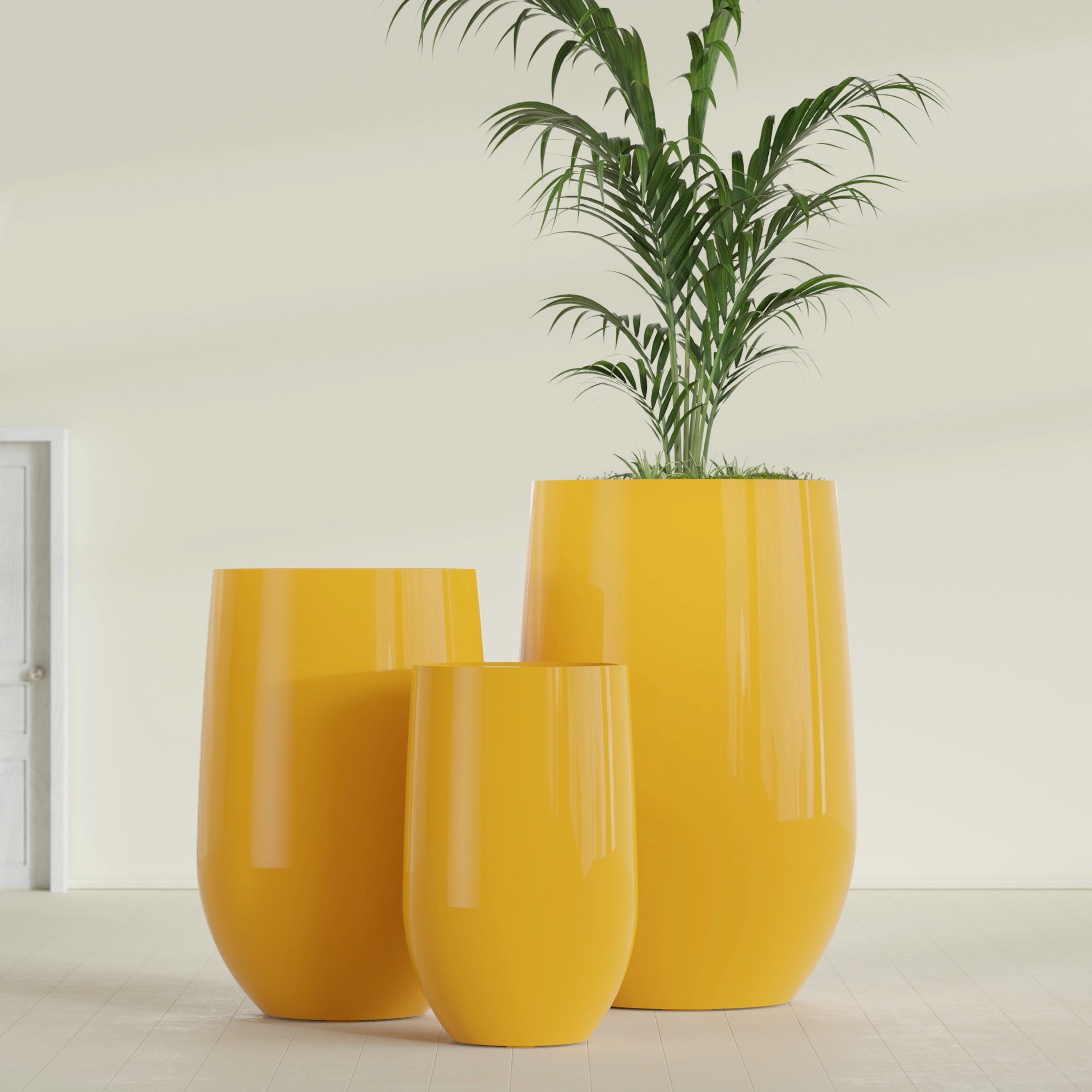 Westfield - 15in diam. x 24in - Gloss Saffron - Gloss Saffron,15 in diam. x 24 in H