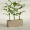 Tolga Extra Large Long Rectangle Fiberglass Planter - 60 in x 16 in x 24 in - Metallic Gold - Metallic Gold,60 in x 16 in x 24 in
