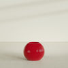 Globe Medium Sphere Fiberglass Planter - 24 in x 24 in x 19 in - Gloss Red - Gloss Red,24 in x 24 in x 20 in