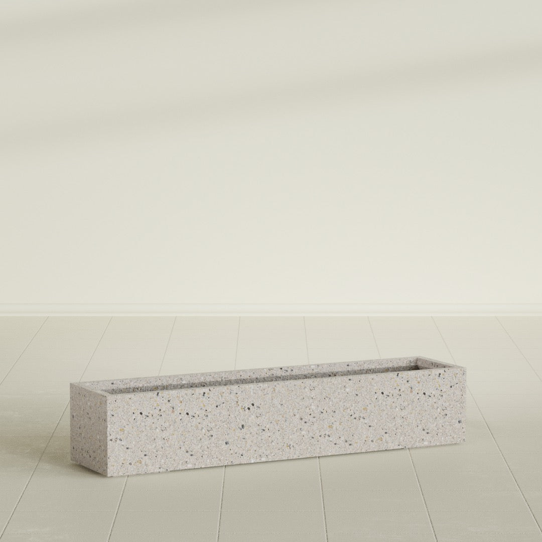 14"-Wide Rectangle - 60in x 14in x 12in - StoneLight - Greystone - StoneLight - Greystone,60 in x 14 in x 12 in