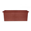 Curbside Extra Large Rectangular Plastic Planter - 36.3 in x 15.3 in x 13.8 in - Red Brick - Red Brick,36.3 in x 15.3 in x 13.8 in