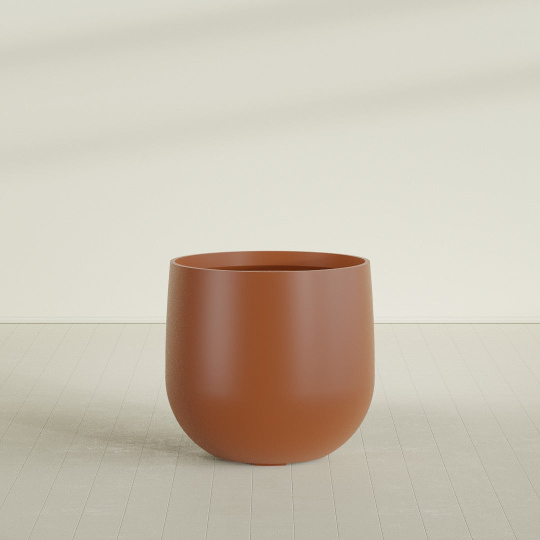 Westfield - 15in diam. x 14in - Matte Terracotta - Matte Terracotta,34 in diam. x 32 in H