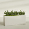 Brisbane Extra Large Long Rectangle Fiberglass Planter - 72 in x 24 in x 32 in - Satin Beige - Satin Beige,72 in x 24 in x 32 in