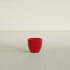 Wannsee Small Round Fiberglass Planter - 15 in x 15 in x 13 in - Gloss Red - Gloss Red,15 in x 15 in x 13 in