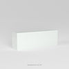 Tolga Medium Rectangle Fiberglass Planter - 16 in x 16 in x 24 in - Gloss White - Gloss White,16 in x 16 in x 24 in