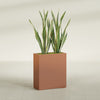 Perth Large Tall Rectangle Fiberglass Planter - 36 in x 16 in x 42 in - Matte Terracotta - Matte Terracotta,36 in x 16 in x 42 in