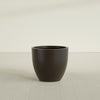 Wannsee Large Round Fiberglass Planter - 33 in x 33 in x 29 in - Matte Brown - Matte Brown,33 in x 33 in x 29 in