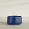 Short Hayden Medium Round Fiberglass Planter - 20 in x 20 in x 10 in - Matte Cobalt Blue - Matte Cobalt Blue,20 in x 20 in x 10 in