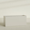 Brisbane Extra Large Long Rectangle Fiberglass Planter - 72 in x 24 in x 32 in - Satin Beige - Satin Beige,72 in x 24 in x 32 in