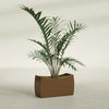 Seoul Large Curved Abstract Fiberglass Planter - 32 in x 12 in x 18 in - Metallic Bronze - Metallic Bronze,32 in x 12 in x 18 in
