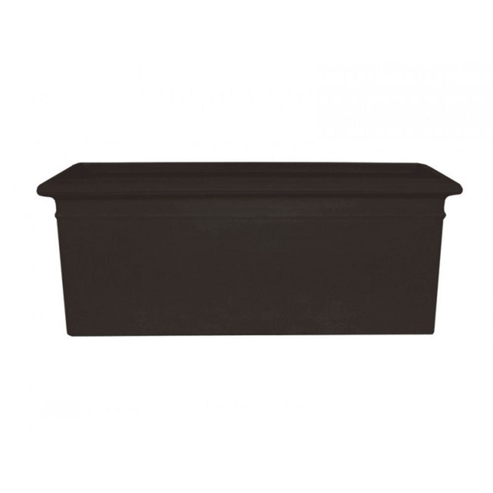Curbside Extra Large Rectangular Plastic Planter - 36.3 in x 15.3 in x 13.8 in - Black - Black,36.3 in x 15.3 in x 13.8 in