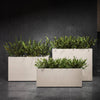 Semplito Modular Rectangle Planter - 39.5 in x 19.75 in x 31.5 in - Brown Stone - Brown Stone,39.5 in x 19.75 in x 31.5 in