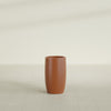 Lisbon Medium Round Fiberglass Planter - 14 in x 14 in x 25 in - Matte Terracotta - Matte Terracotta,14 in x 14 in x 25 in