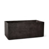 Semplito Rectangular Planter - 39.5 in x 19.75 in x 15.75 in - Brown Stone - Brown Stone,39.3 in x 19.7 in x 15.7 in