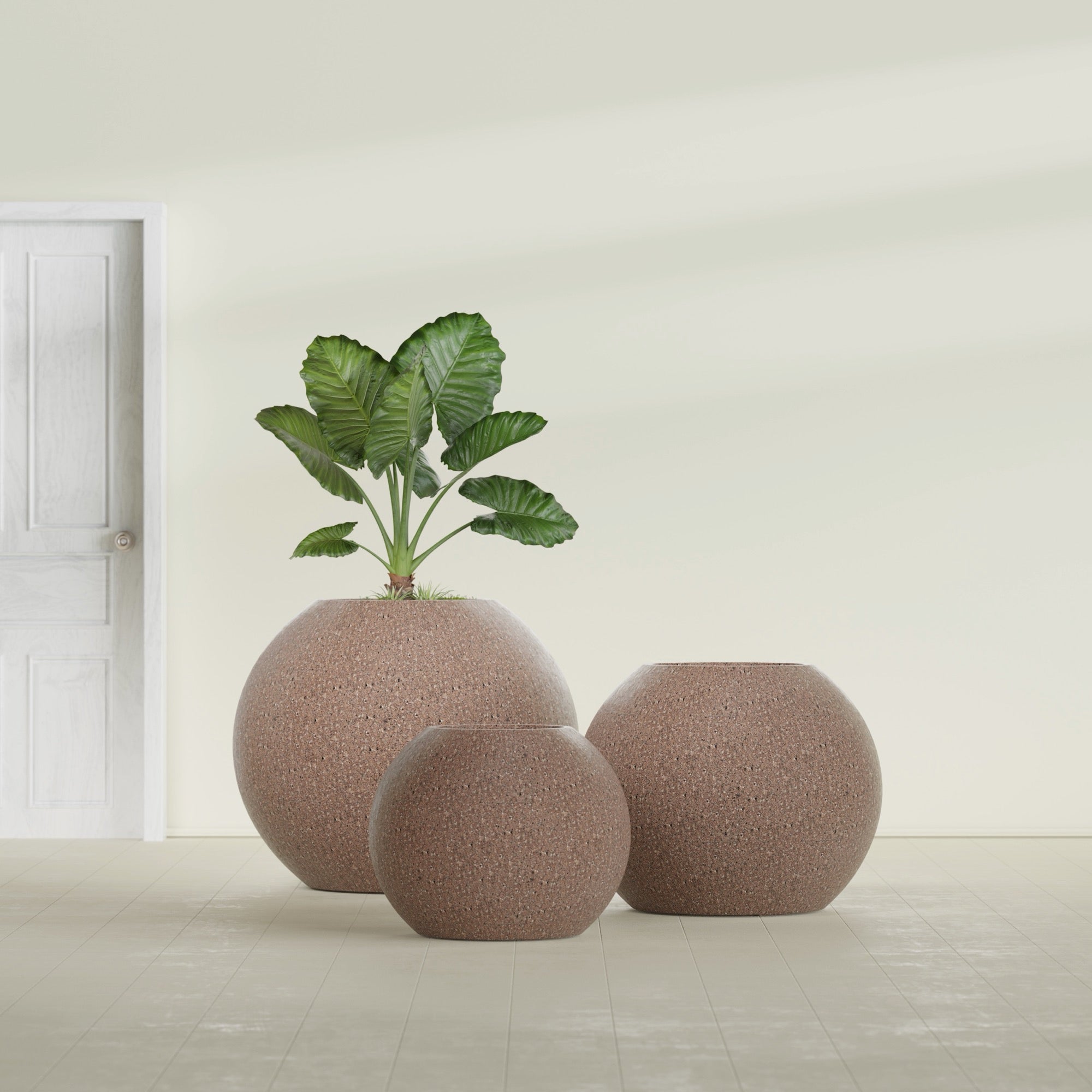 Globe - 36in diam. x 31in - StoneLight - Sunstone - StoneLight - Sunstone,36 in x 36 in x 30 in