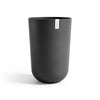 Oslo Medium Round Planter - 13.8 in x 13.8 in x 20.3 in - Dark Grey - Dark Grey,13.75 in x 13.75 in x 20.25 in,Planter Only