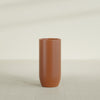 Saint Tropez Large Tall Round Fiberglass Planter - 20 in x 20 in x 43 in - Matte Terracotta - Matte Terracotta,20 in x 20 in x 43 in