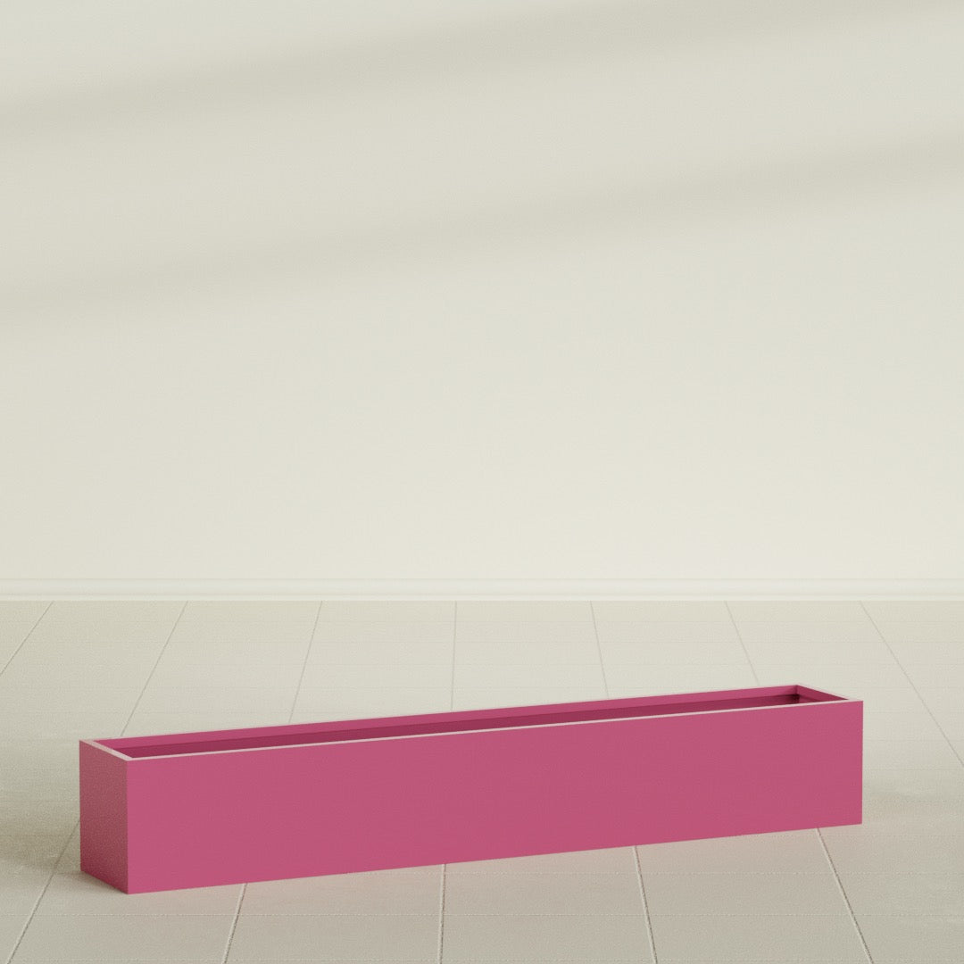 Monaco Rectangle - 44in x 7in x 7 - Gloss Pink Violet - Gloss Pink Violet,44 in x 7 in x 7 in