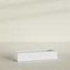 Antwerp Extra Large Long Rectangle Fiberglass Planter - 60 in x 24 in x 12 in - Gloss White - Gloss White,60 in x 24 in x 12 in