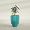 Alicante Medium Round Fiberglass Planter - 22 in x 22 in x 27 in - Satin Sea Foam - Satin Sea Foam,22 in x 22 in x 27 in