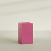 Darwin Large Tall Rectangle Fiberglass Planter - 24 in x 24 in x 42 in - Gloss Pink Violet - Gloss Pink Violet,24 in x 24 in x 42 in