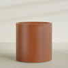 Rio Grande Large Round Fiberglass Planter - 30 in x 30 in x 32 in - Matte Terracotta - Matte Terracotta,30 in x 30 in x 32 in
