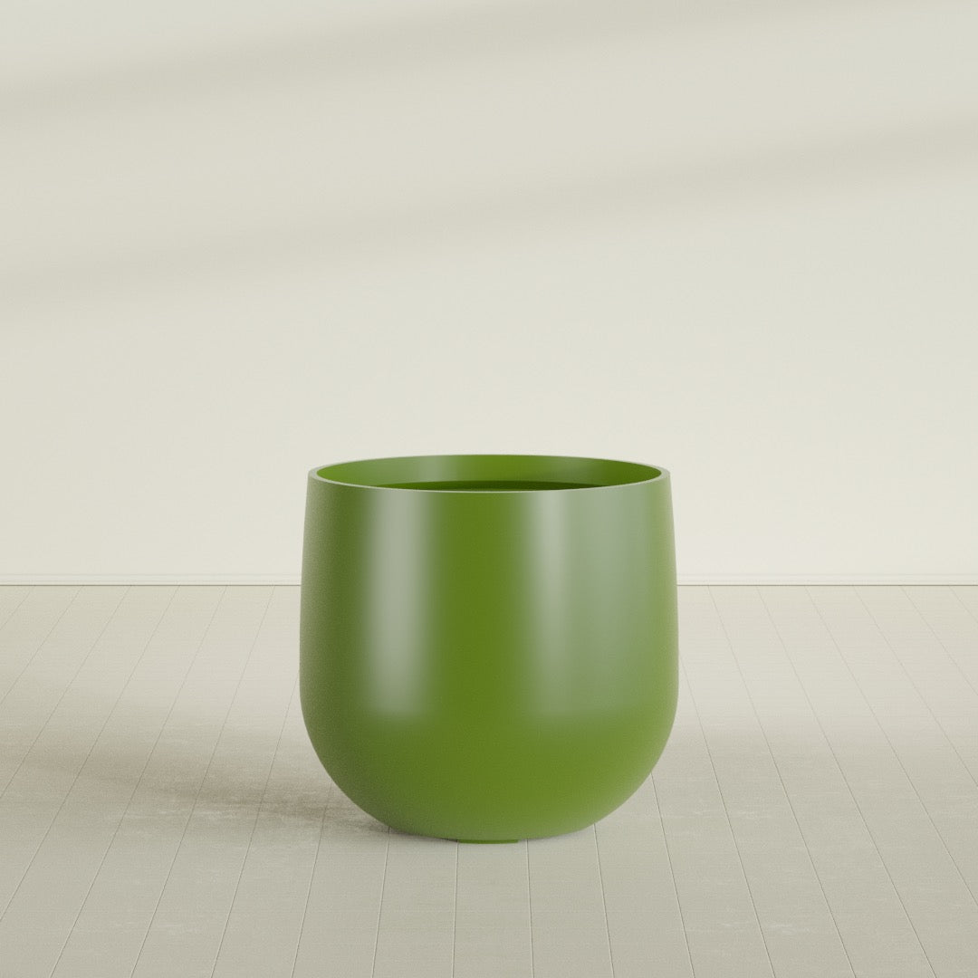 Westfield - 15in diam. x 14in - Satin Green - Satin Green,34 in diam. x 32 in H