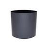 Cylinder Small Round Plastic Planter - 16 in x 16 in x 16 in - Charcoal - Charcoal,16 in x 16 in x 16 in