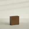 Milano Medium Narrow Rectangle Fiberglass Planter - 24 in x 10 in x 24 in - Metallic Bronze - Metallic Bronze,24 in x 10 in x 24 in