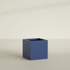 Montroy Medium Cube Square Fiberglass Planter - 28 in x 28 in x 28 in - Matte Cobalt Blue - Matte Cobalt Blue,28 in x 28 in x 28 in