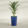 Tegel Medium Round Fiberglass Planter - 18 in x 18 in x 26 in - Matte Cobalt Blue - Matte Cobalt Blue,18 in x 18 in x 26 in
