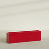 Hudson Extra Large Long Rectangle Fiberglass Planter - 100 in x 18 in x 28 in - Gloss Red - Gloss Red,100 in x 18 in x 28 in