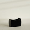 Seoul Large Curved Abstract Fiberglass Planter - 36 in x 16 in x 24 in - Gloss Black - Gloss Black,36 in x 16 in x 24 in