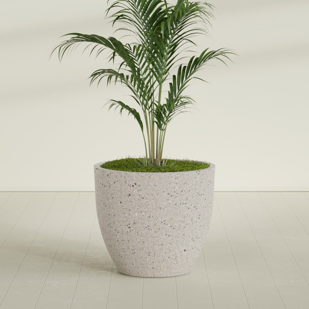 Tapered Round - 44in diam. x 39in - StoneLight - Pearlstone - StoneLight - Pearlstone,44 in x 44 in x 39 in