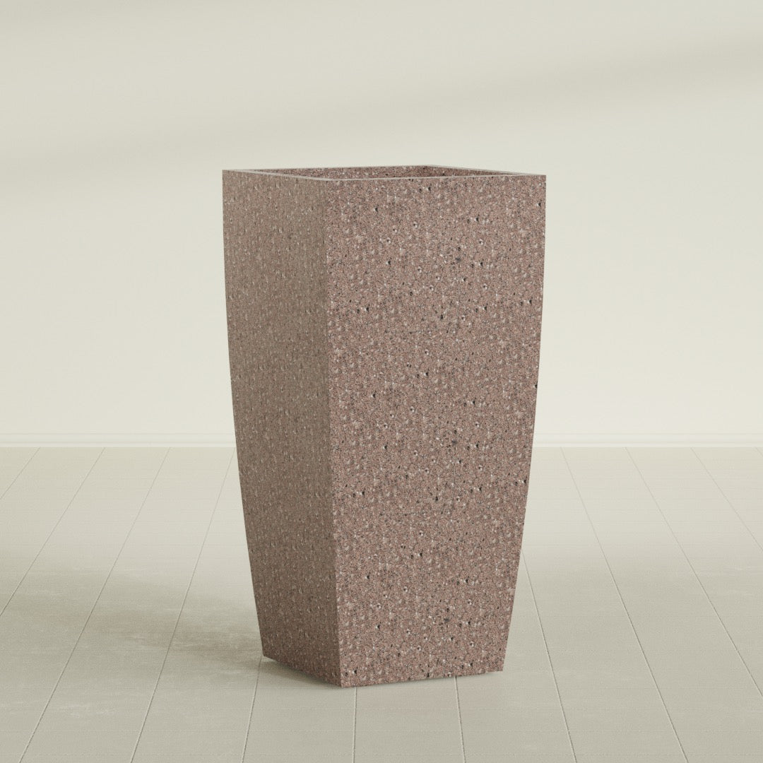 Tapered Column - 23in x 23in x 48in - StoneLight - Sunstone - StoneLight - Sunstone,23 in x 23 in x 48 in