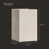 Reglito - 19.7in x 19.7in x 31.5in - Sand Stone - Sand Stone,19.75 in x 19.75 in x 31.5 in