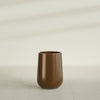 Tall Hayden Medium Round Fiberglass Planter - 15 in x 15 in x 23 in - Metallic Bronze - Metallic Bronze,15 in x 15 in x 23 in